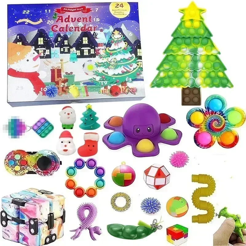 24-Day Kids Advent Calendar – Christmas Countdown Gift