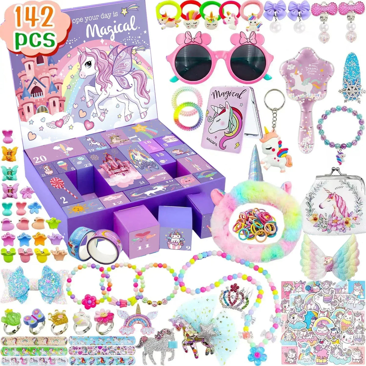 24-Day Kids Advent Calendar – Christmas Countdown Gift